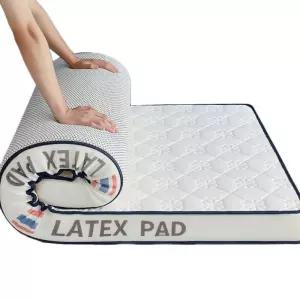 라텍스 이불세트 바닥 기숙사 두꺼운 학생 토퍼 다다미 싱글 매트리스 쿠션 플러시 매트