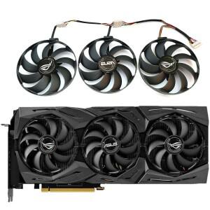 새로운 1세트 T129215SU FDC10H12S9-C RTX 2080 Ti GPU 팬 ASUS ROG-STRIX-RTX 게이밍 비디오 카드 쿨링