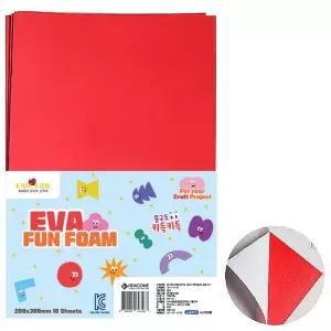접착폼시트 EVA공예용 A4 빨강