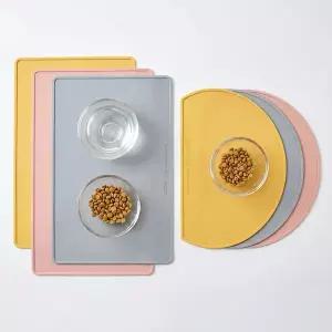 [울트라웨이브]반려동물 논슬립 실리콘 식기매트 깔개냥