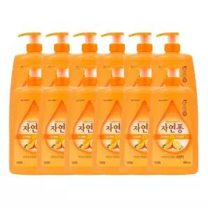 자연퐁 주방세제 자연퐁오렌지 용기 980ml 12개