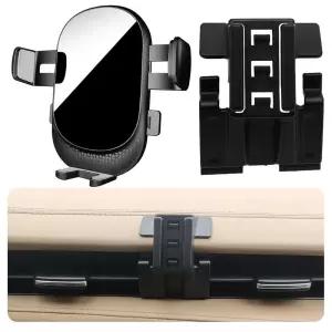 캐딜락 XT5 / XT6 자동차 액세서리용 폰 홀더 [2017-2025 전용] [자동 잠금 핸즈프리 휴대폰 마운트 아이폰