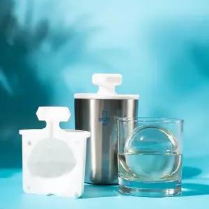 [쥬얼아이스]아블러 3in1 아이스메이커 텀블러 얼음컵 볼·스피어·큐브 하이볼 투명얼음