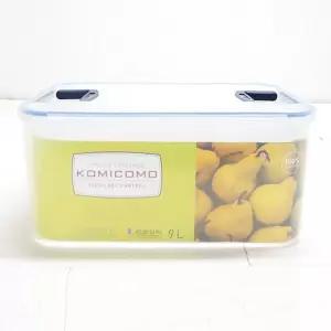 (9L) 코미코모 밀폐 용기/김치통/반찬/플라스틱/냉장고/정리/보관/보관함/음식/플라스틱통/찬통/수납통