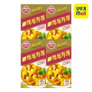 [오뚜기] 백세카레 고형 매운맛 200g 4개