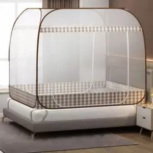 양문형 모기장 사각 바닥있는 대형 텐트