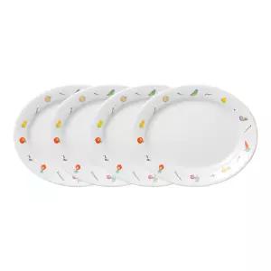 [코렐]샐러드시즌 타원소접시 4P 세트