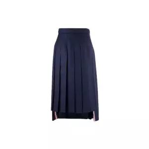 [톰브라운] 탭 드롭백 수퍼 120수 울 플리츠 스커트 다크그레이 137582709