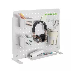 스탠드형 페그 보드 타공판 파티션 책상 가림막 풀셋/페그보드/선반/스탠드/다용도/걸이/철제/인테리어