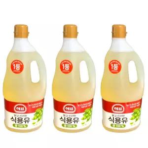 사조해표 콩기름 1.8L, 3개