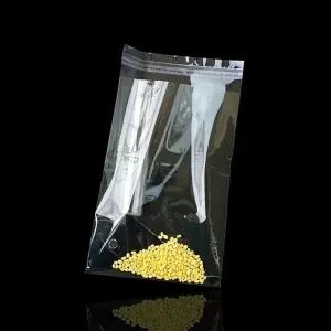 타공형 접착식 PP 비닐 봉투 15X20cm+4cm 300장/간식/봉투/pp/비닐/봉투/opp/필름/접착/투명/포장