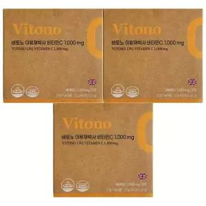 비토노 이왕재 박사 비타민C 1000mg 2g x 60포 3개 / 써클