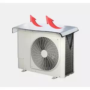 불붙지않는 차양막 차단막 지붕 그늘막 덮개 실외기 씨레기 가리개 햇빛 비 커버 차광막 에어컨 가림막