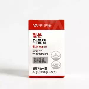 비타민마을 철분 더블업 철분제 120정 1박스