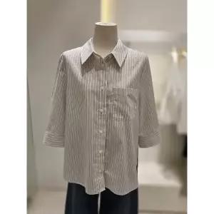 [SOUP](신세계 사우스시티) 7부 소매 턴 업 스트라이프 셔츠 (SC4LS8Z)