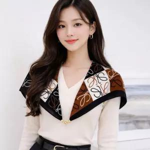 자석 스카프 20종 마그네틱 스카프 여성 봄스카프 간절기 고정력 좋은 우아한 데일리 패션스카프