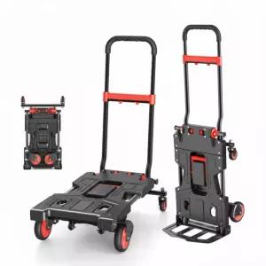 쇼핑 택배 카트 구루마 웨건 손수레 접이식 이동식 폴딩 물류창고 운반 3단 확장형 이삿집