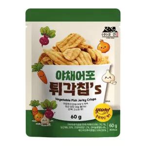담백하고 고소한 야채어포 튀각칩 s 60g x 4봉