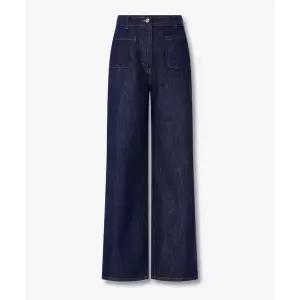 GCUT 아웃 포켓 밴딩 데님 팬츠_다크 네이비_7215355601 164294