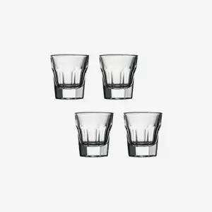 파사바체 카사블랑카 소주잔 스트레이트잔 36ml 4P 유리컵 언더락잔 술잔