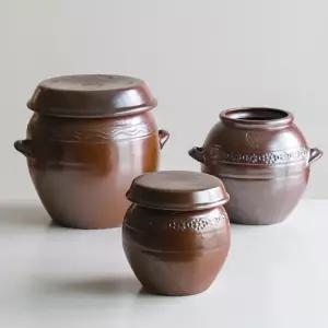 뚜껑 무공해 항아리 5L 영암옹기 포함 국산 3L