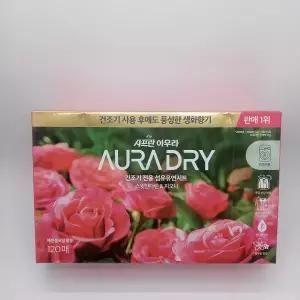 샤프란 아우라 건조기 드라이시트 스윗만다린피오니, 120매, 1개