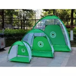 J2K 텐트형 골프연습 네트 골프 스윙 매트 퍼팅 야외 실내