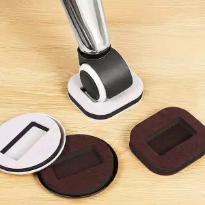 의자 바퀴 고정 커버 패드 의자 발 캡 신발 소음 방지 다리 스토퍼 자국 마루 바닥 카페트 보호 긁힘 책상