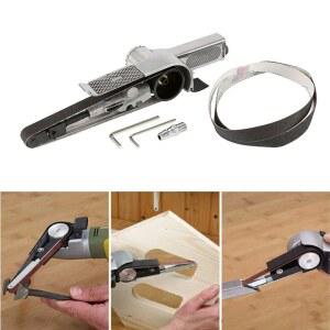 공압 샌딩 벨트 기계 앵글 윈드 샌딩기 링 벨트 기계 연마기 3 샌딩 벨트 330x10mm 520x20mm