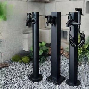 부동수전 공원 야외수도 주철 수돗대 보호 옥외 기둥