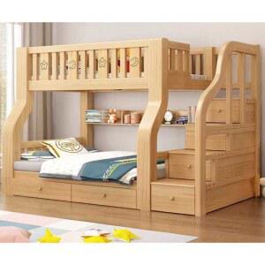 중학생 층 침대 층패키지 베드 일체형 원룸 초등학생 사다리상승하락 이층