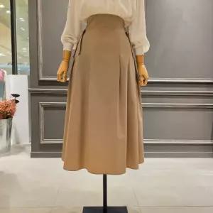 [대구백화점] [아니베에프]뒷밴딩 핀턱 A라인 스커트(A63WSK500)
