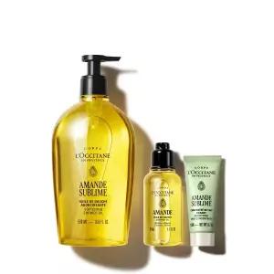 [록시땅](강남점)[기프트] 아몬드 소프트닝 샤워 오일 500ml 세트(아망드 쉬블리므)(+디럭스 2종)