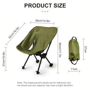 WESTTUNE 어린이 캠핑 문 의자 접이식 안락 등받이 좌석 미니 초경량 스토리지 전술