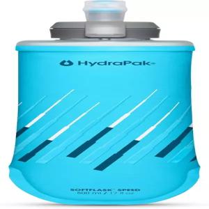 HydraPak 소프트 플라스크 스피드 500ml - 압축성 물병 간편한 오픈 캡으로 수분 조끼 및 러닝 팩에
