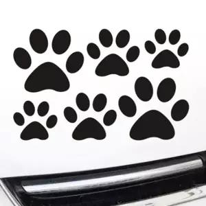 발자국판다 차량용스티커 블랙 자동차스티커