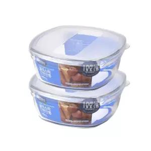 글라스락 렌지볼 사각 480ml 2조