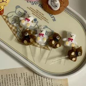 레인래빗 생일초 리본곰돌이초 파티용품 파티초 생일초 케이크초 파티데코