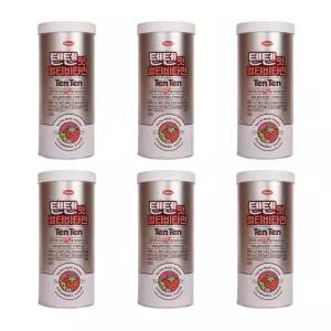 한미 텐텐 맛 멀티비타민 딸기맛 카라멜타입 탠탠 탱탱 어린이 초등학생 100정 6개 MJ