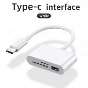 멀티 포트 허브 3 In1 변환기 유형-c-USB C A OTG 어댑터 TF SD 마이크로 메모리 카드 리더기( 안드로이드