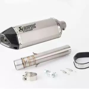 NMAX 엔맥스 17-19 배기튜닝 짭크라포빅 실버 125 블랙 머플러 세트