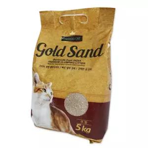 판도라 건강루틴 고양이 인도 모래 박스 판도라캣 골드샌드 5kg 무향 4개