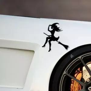 [RIZPICK]차량용 유리 스티커 블랙 도어 주유구 차유리 데코