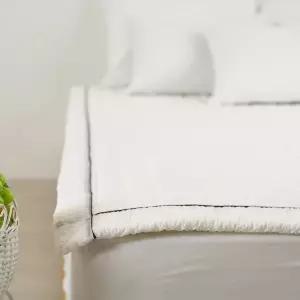 달마시안 스노우시어서커 침대패드 퀸 Q 단품다용도카페트 대용 이불 용패드 펫트 다용도