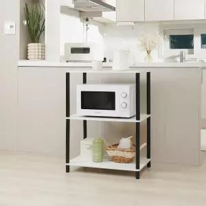 TORNO 블랙 다용도 LPM 주방가구 미니 선반 전자 렌인지대 오븐 틈새 수납장