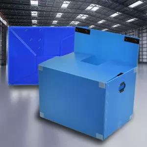 접이식 찍찍이 이사박스 AB형 소 플라스틱 이삿짐 물류 이사 정리함 수납 상자 PP 대형 단프라 용박스 포장