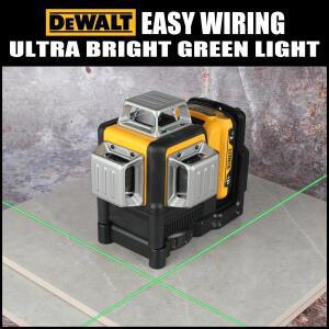 2025년형 디월트 DW089LG 12V 리튬 배터리 레이저 360도 수평/수직 그린 레벨기 (야외용)
