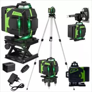 레이저레벨기 전자식 16 라인 레이저 레벨 그린 SelfLeveling 360 수평 수직 전문 건물 미니