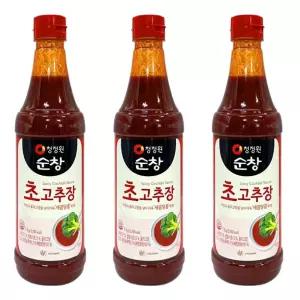 청정원 순창 새콤달콤 초고추장 초장 1kg 3개