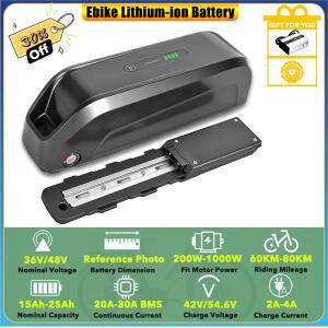 AULONG 다운 튜브 샤크 48V 15Ah 52V 20Ah 리튬이온 배터리 팩 500W 1000W 산악 자전거 로드 전기